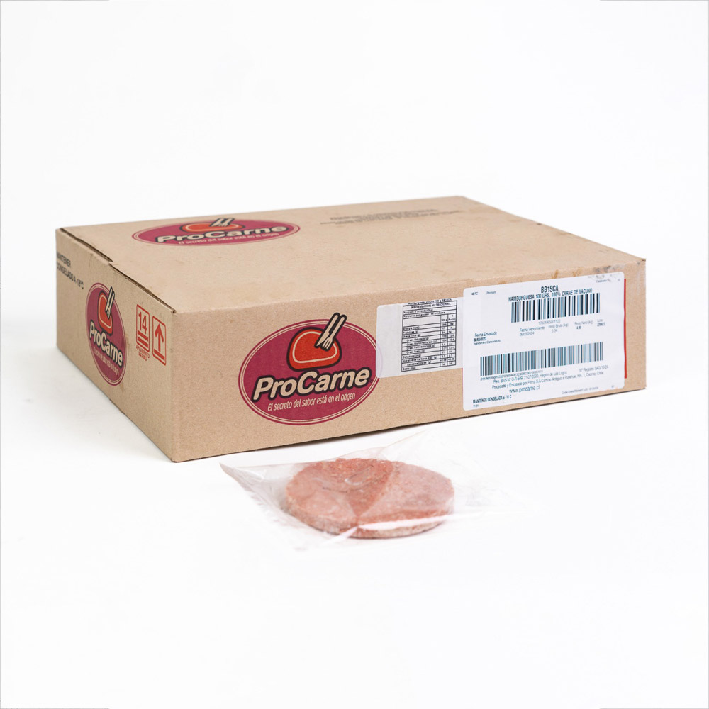 HAMBURGUESA KID JR 100% (48 x100 grs)