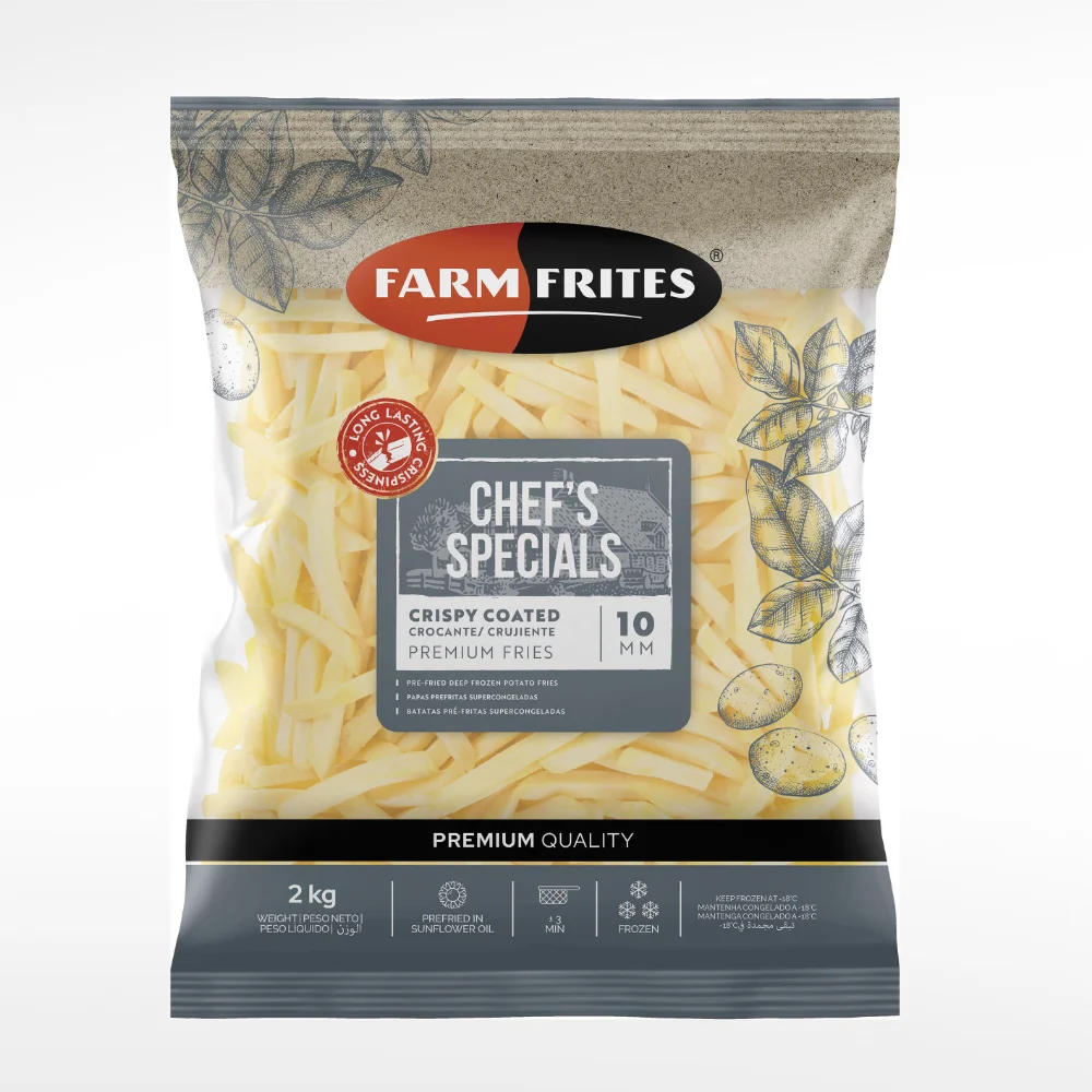 PAPA PRE FRITA CRISPY COATED FF 10 mm (6x2 kg)